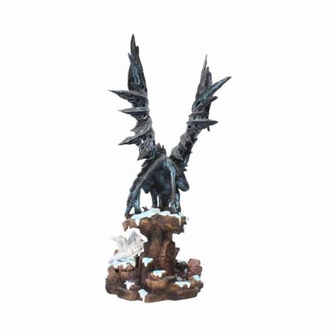 Nemesis Now Dragons Wisdom Black Ice 47cm | Gothic Gifts