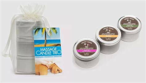 Earthly Body Trio Mini Massage Candles Review Kinky Testers