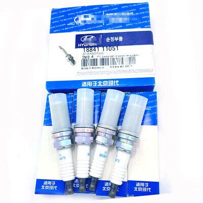 Spark Plugs 4PCS For 2011 2012 Kia Sorento 1884111051 EBay