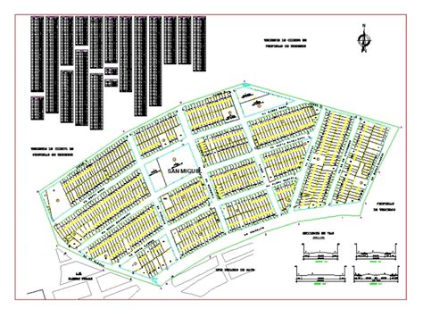 Urbanizacion En Autocad Descargar Cad Gratis 45262 Kb Bibliocad