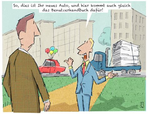 Handbuch Von Jan Rieckhoff Forschung Technik Cartoon TOONPOOL