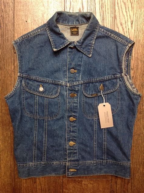 Vintage 80 90 S Denim Waistcoat Available Now On Ebay 1990s Mens Hot