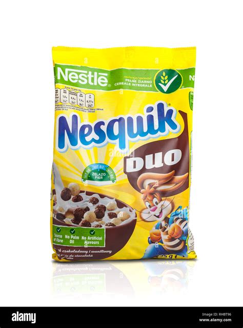 CHISINAU MOLDOVA FEBRUARY 2 2019 Nestle Nesquik Breakfast Cereal