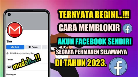 Cara Memblokir Menghapus Akun Facebook Sendiri Secara Permanen