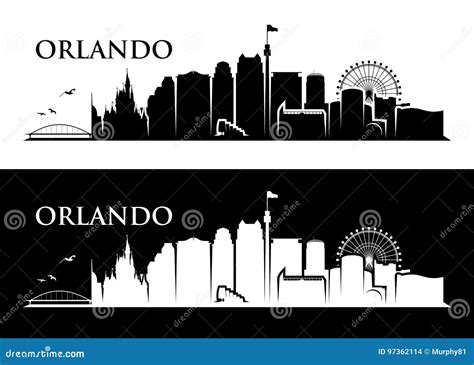 Orlando Skyline Florida Vector Illustration Stock Vector