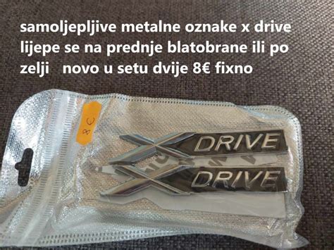 Samoljepljive Metalne Oznake X Drive