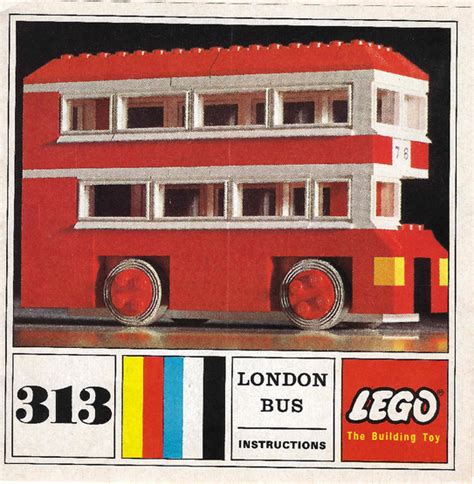 Lego The Building Toy London Bus Instructions 313 | Brochures and ...