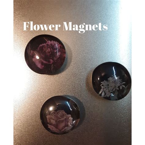 Flower Magnets Flower Magnets Etsy Etsy Items