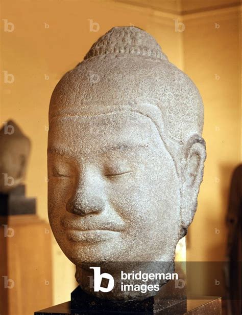 Portrait Of The King Of The Khmer Empire Jayavarman Vii From Angkor