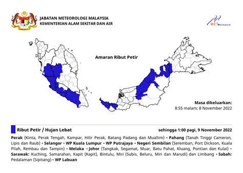 Bernama On Twitter Rt Metmalaysia Amaran Ribut Petir