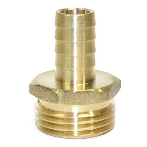 Brass 3 4 Garden Hose Male X 1 2 Barb Hose Fitting Repair Threaded