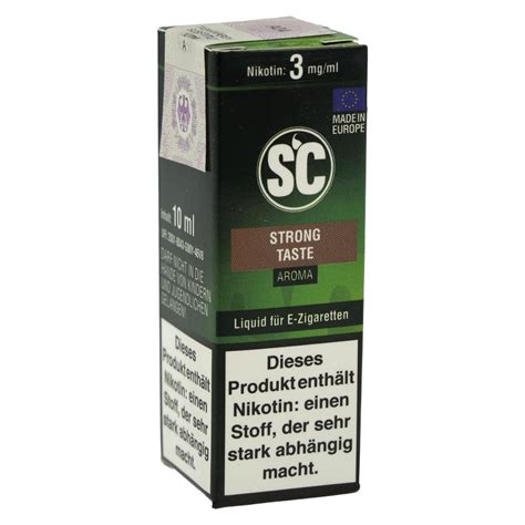 E Liquid Sc Aroma Strong Taste Mg Nikotin Online Kaufen