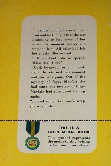 Pulp Serenade Nude In Mink By Sax Rohmer 1950