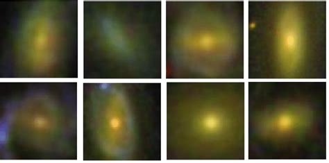 Examples of galaxy images that are not necessarily elliptical, but ...