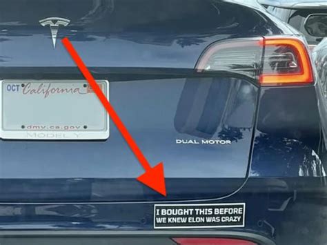 A Bumper Sticker Mocking Elon Musk Is Sparking A Polarizing Debate