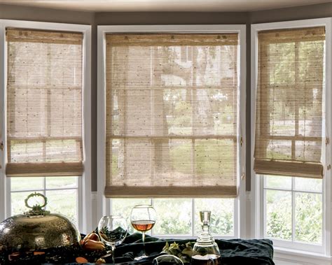 Natural Woven Waterfall Shades 15320 Woven Shades Bamboo Blinds