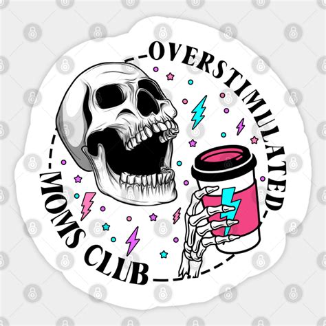 Funny For Women Saying Overstimulated Moms Club Groovy Women Matching Overstimulated Moms Club