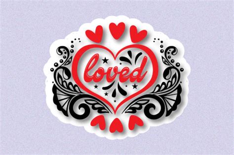 Valentine Sticker Design Bundle Bundle · Creative Fabrica