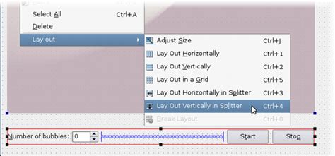 Using Layouts In Qt Designer Qt Designer Manual