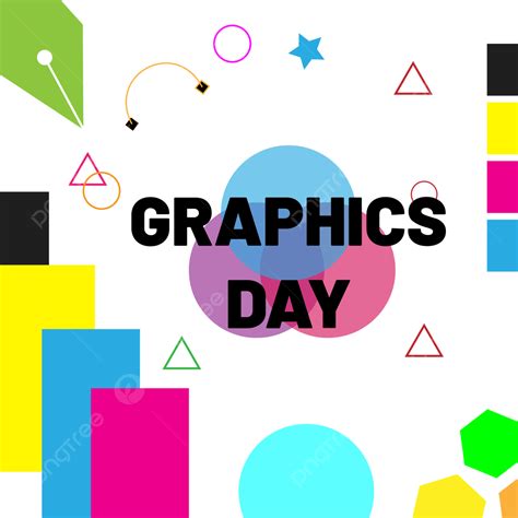 รูปworld Graphics Day พร้อมองค์ประกอบการออกแบบ Png Png วันกราฟิก Png กราฟิก วันกราฟิกโลกภาพ