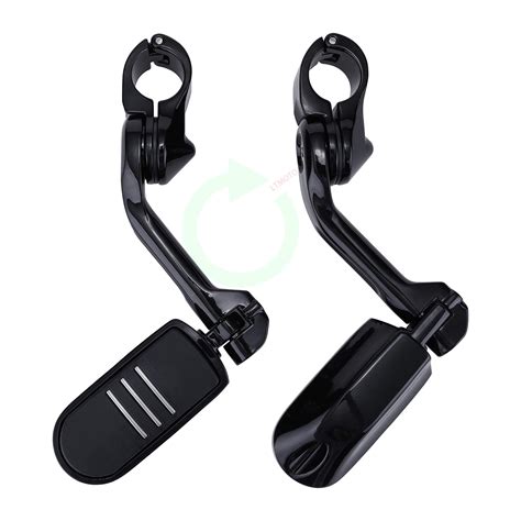 Fovplue Highway Pegs Motorcycle Long Angled Adjustable Highway