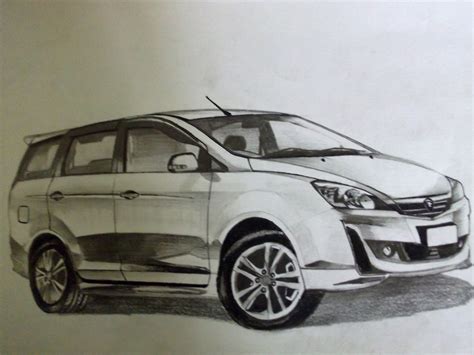Lakaran Kereta 3d Gambar Lukisan Kereta Sport Kotaknya