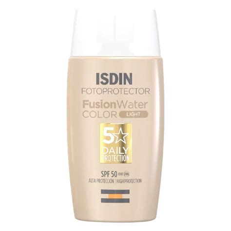 Isdin Fotoprotector Fusion Water Color Light Solaire Toucher Sec Teint