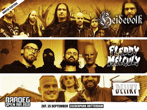 Eerste Namen Baroeg Open Air Bekend Zware Metalen