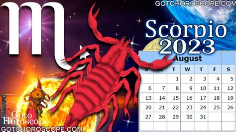 August Scorpio Horoscope Free Monthly Horoscope For August