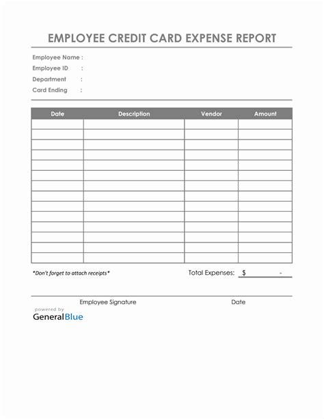 Free Excel Expense Templates