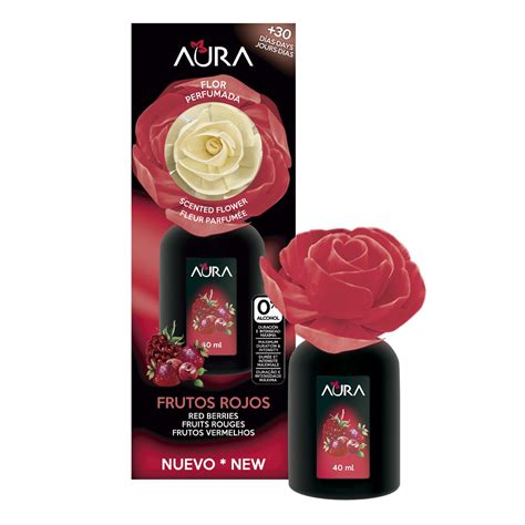 Ambientador Flor Perfumada Ml Aura Aura Aromas Fresa Y Nata