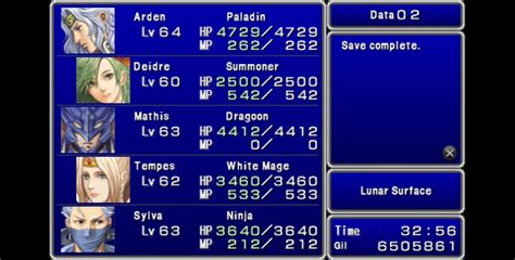 Finished Final Fantasy Iv For The First Time Ever D Psp Version R