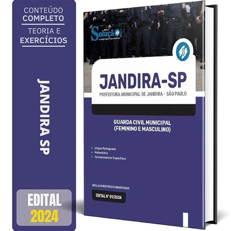 Apostila Prefeitura De Jandira Sp 2024 Guarda Civil Municipal