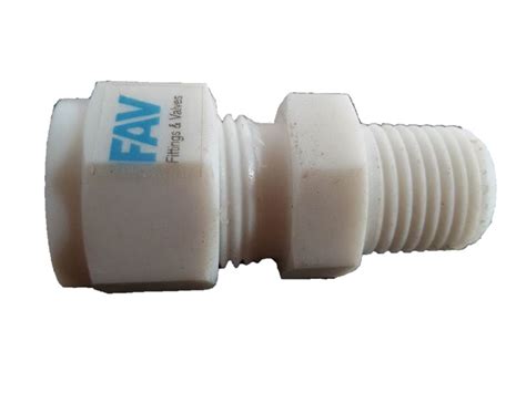 Ptfe Male Connector Fav Ptfe Compression Tube Fittings