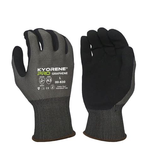 Armor Guys Kyorene Pro 00 830 L 18 Gauge Graphene A3 Liner Work Gloves