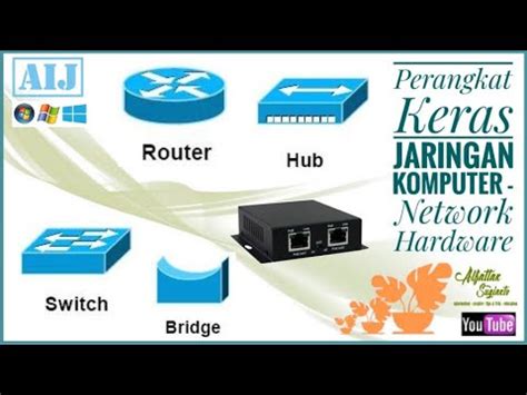 Cara Kerja Perangkat Keras Jaringan Komputer Repeater Hub Switch Bridge