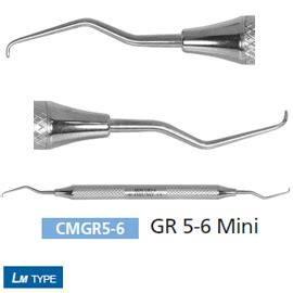 Osung GR 5 6 Mini Gracey Curette With A Stainless Steel Handle LM Type