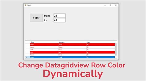 How To Change GridView Row Color Based Condition In C YouTube