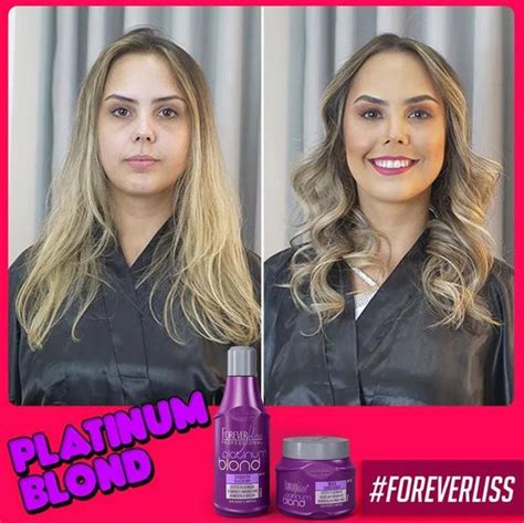 Máscara Matizadora Platinum Blond Forever Liss 250g Della Cosméticos