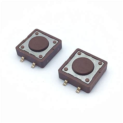 Mini interruptor de botón táctil PCB de alta calidad 12x12x4 3mm SMD