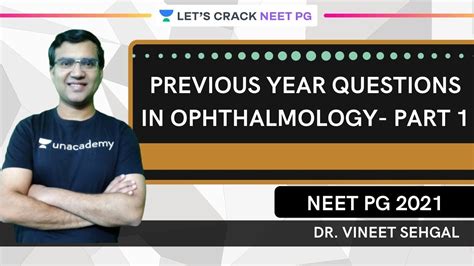 Previous Year Questions In Ophthalmology Part Neet Pg