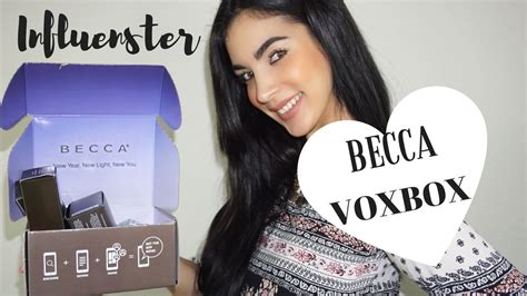 Becca Influenster Vox Box Review Demo Youtube