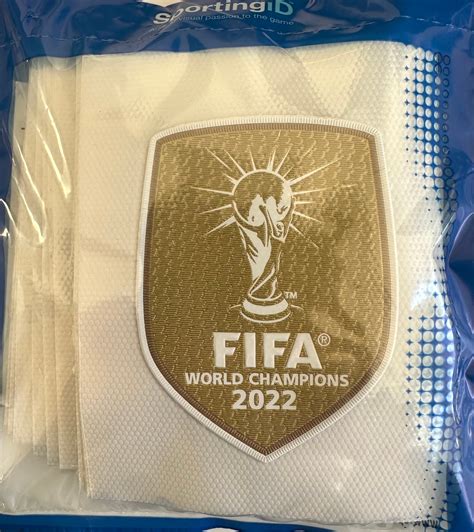 Fifa World Cup Champions 2022 Sleeve Badge OFFICIAL LICENSED PRODUCT - Etsy