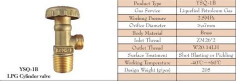 Lpg Cylinder Valve Gas Cylinder Valve Ysq B By Zhejiang Mingshi