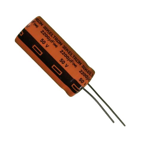 2200uf 50v Capacitor Keltron Pack Of 2 Electronics