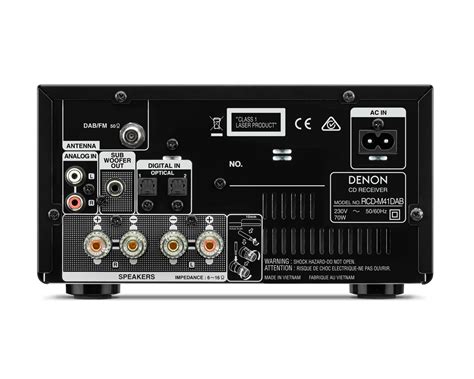 RCD M41DAB HiFi CD Receiver With Bluetooth And FM DAB DAB Tuner Denon