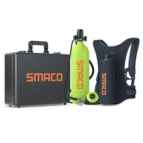 Smaco S700 Plus 2l Scuba Tank Green Geekmaxicom