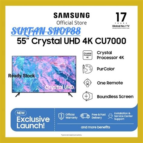 Jual Samsung Led Tv 55cu7000 55 Inch Crystal Uhd 4k Smart Tv I