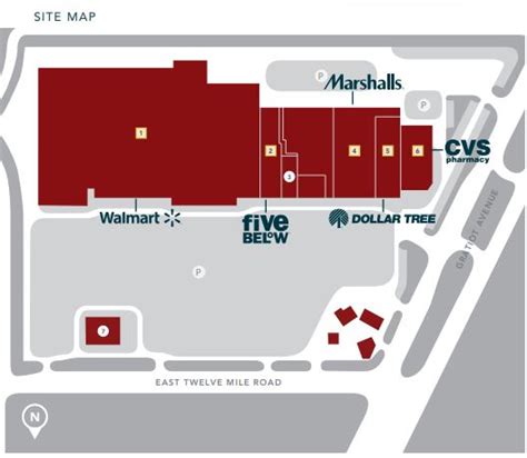 Roseville Towne Center - store list, hours, (location: Roseville ...