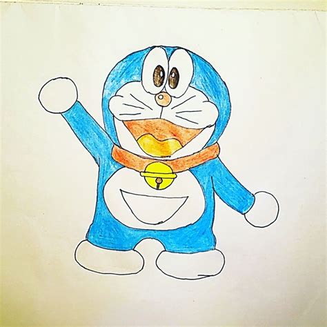 How to draw Doraemon